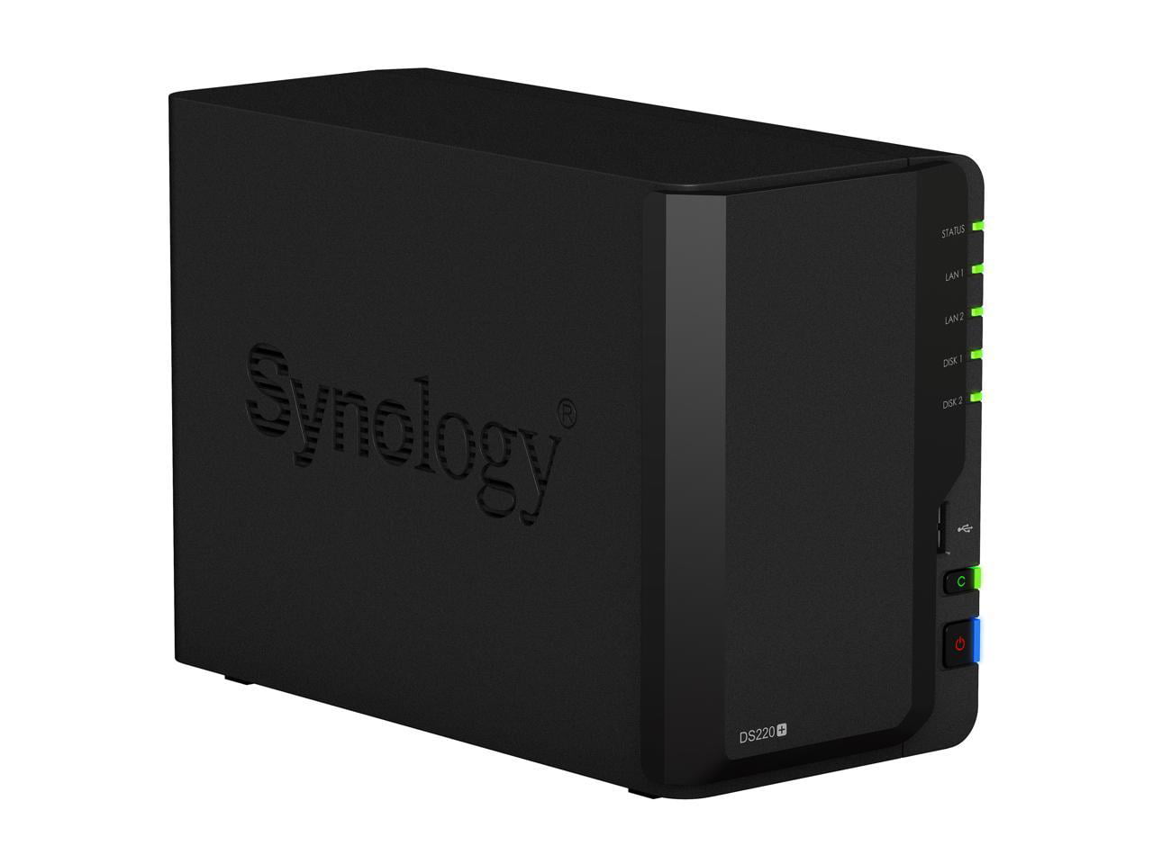 Synology DiskStation DS220+ 2-Bay NAS Enclosure, Black - Walmart.com