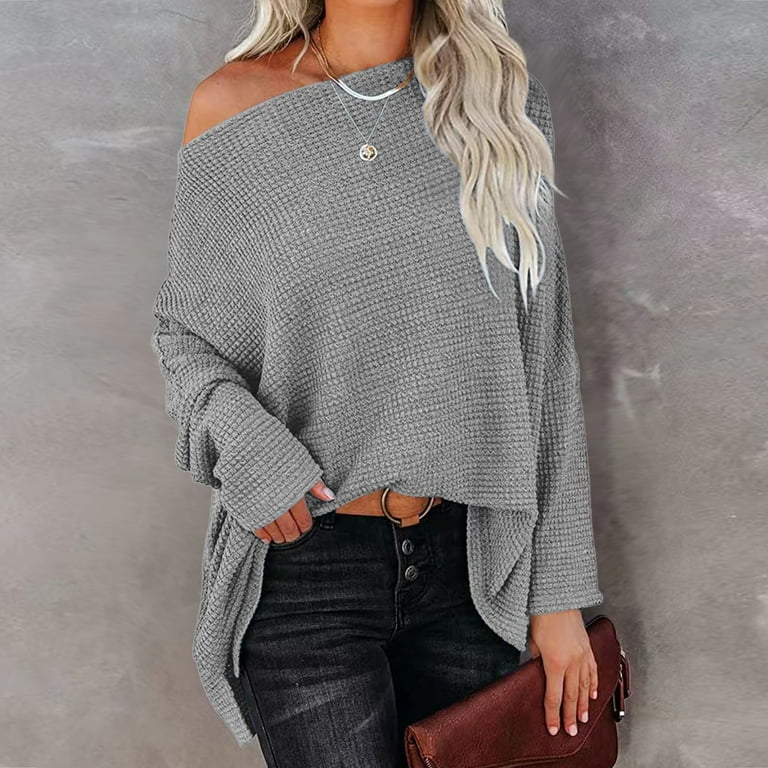 Men's off top the shoulder sweater