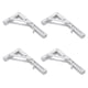 thumbnail image 2 of FELTECHELECTR 4 soportes de pared resistentes, soportes triangulares., 2 of 7
