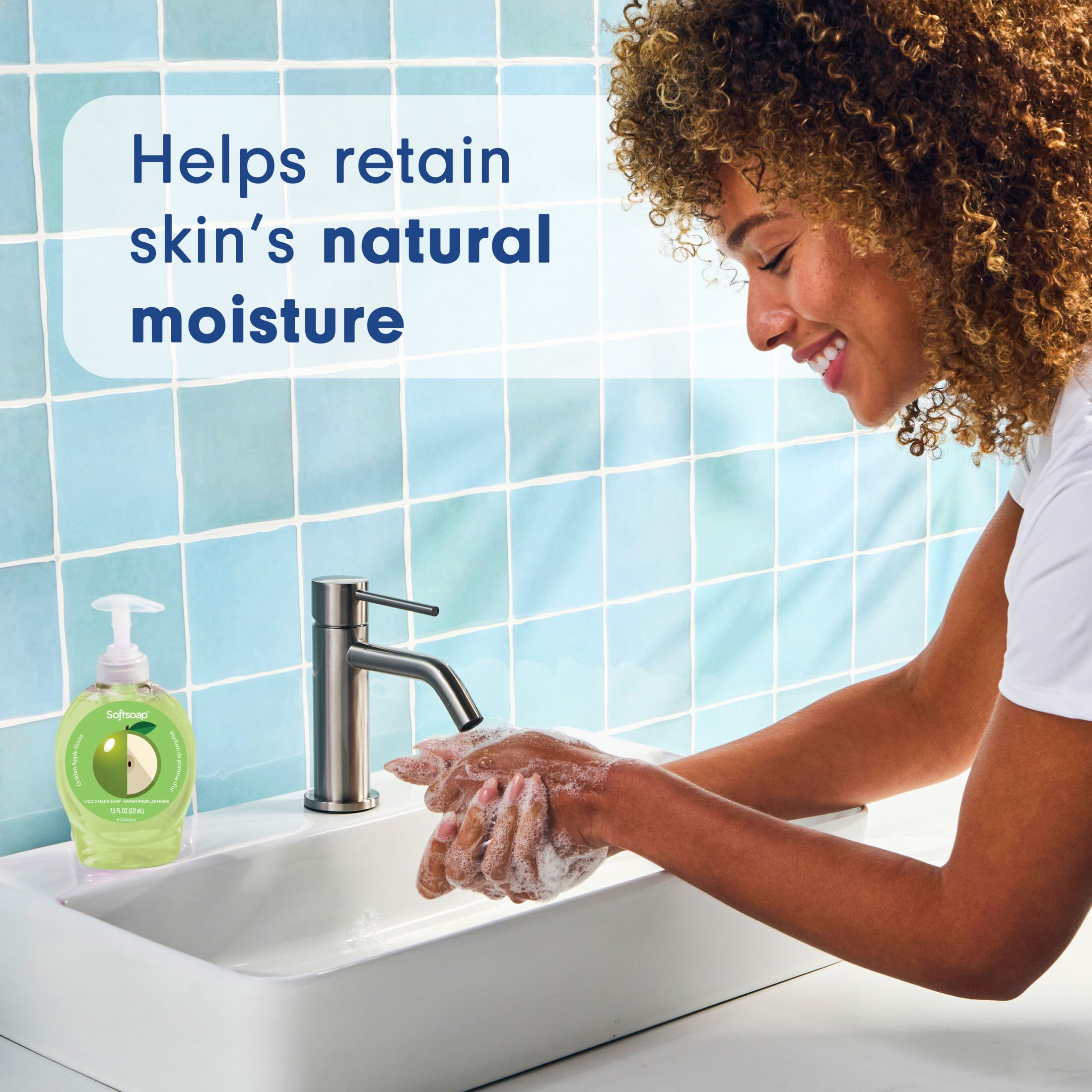 Softsoap Limited Edition Liquid Hand Soap, Golden Apple Scent, 7.5 fl oz Pump Bottle