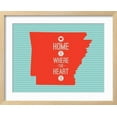 thumbnail image 2 of Home Is Where The Heart Is  Arkansas, Framed Art Print Wall Art Sold by Art.Com, 2 of 5