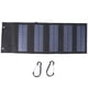 thumbnail image 1 of Panel solar portátil 10W 5V Cargadores de energía para actividades al aire libre (negro), 1 of 9