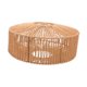 thumbnail image 4 of Pantalla de Lámpara de Cuerda de Papel Tejida, Estilo Bohemio, Decoración para El Hogar, Pantalla de Lámpara Colgante Cilíndrica única Estilo Boho Par, 4 of 8