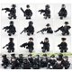 thumbnail image 3 of Pack de 24 Figuras de Acción de Bloques de Construcción con Equipo Militar, Juguetes de ABS para Niños, 3 of 6