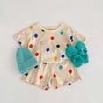 thumbnail image 5 of ITSAME Girls Summer Outfit 2-Piece Short Sleeve Crewneck Top and Shorts Kids Loose Casual Set Blue Size 7, 5 of 7