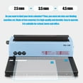 thumbnail image 3 of Minkissy 1 Set Binding Machines for Document Binding Iron Black Office Use, 3 of 7
