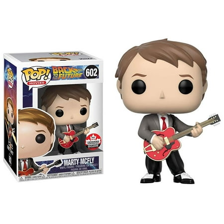 Back to the Future Funko POP! Movies Marty McFly Vinyl Figure [with (Memory Lane The Best Of Mcfly)