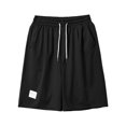 thumbnail image 6 of Ymyiu Elastic Waist Shorts for Men Mens Casual Shorts Drawstring Shorts Stretch Elastic Waist Summer Beach Golf Shorts Size XL(Black, XL), 6 of 7