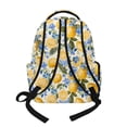 thumbnail image 3 of Xixirimido Vintage Lemon Floral Print 17" Kids Backpack for Boys & Girls Large School Bags with Multi Pockets Elementary Middle High School Student Bookbag, 3 of 8