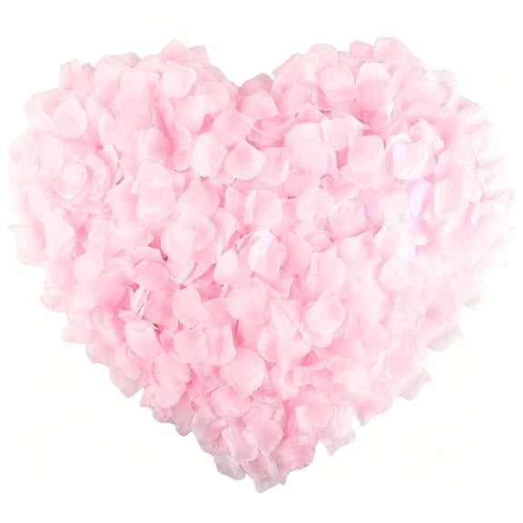 5000-Pack Pink Silk Rose Petals, Artificial Flower Petals for Wedding & Romance