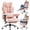 Pink, variant on CloudRest Pro 400lbs Executive heavy duty office chair, High Back Ergonomic Computer Desk Chairwith Lumbar Back Support, Black