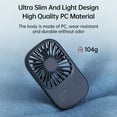 thumbnail image 3 of JISULIFE Mini Handheld Fan with Stand, Portable USB Rechargeable, 3 Speeds, Compact Design for Office, Outdoor Travel, 3 of 8