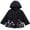 Black, variant on Hiiyo Girls Windbreaker Jacket Raincoat Trench Coat and Pants 2Pcs Outfits