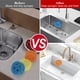 thumbnail image 3 of Soporte para esponja, fregadero con instalación de ventosa, organizador de esponja para fregadero de cocina/baño (esponja no incluida), blanco, 3 of 5