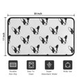 thumbnail image 5 of Cute Bulldog Door Rugs,Washable Non Slip Door Mats Indoor,Decorative Door Mats,Entry Mat Indoor for Entrance,Bedroom,Kitchen,Bathroom,30"x17", 5 of 6