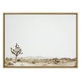 thumbnail image 2 of Kate and Laurel Sylvie Lone Joshua Tree Framed Canvas Wall Art by Amy Peterson Art Studio, 31.5x41.5 Natural, Decorative Nature Art Wall Décor, 2 of 6