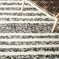 thumbnail image 6 of SAFAVIEH Natura SHASTA Geometric Striped Runner Rug, Black/Ivory, 2'3" x 8', 6 of 8