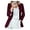 Claret, variant on Women's Loose Corduroy Blazer Dressy Casual Fall Winter Versatile Outerwear