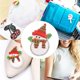 thumbnail image 5 of Parches de diamantes de vidrio Vhermosa con cuentas 2 piezas para ropa y bolsos Glamour Sparkling Snowman Embroidery, 5 of 8