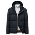 thumbnail image 4 of Daznico Winter Coats for Men,Winter Warm Thickened Down Alternative Coat for Business Casual Outdoor Windproof Lightweight Jacket,Size:4XL, 4 of 4