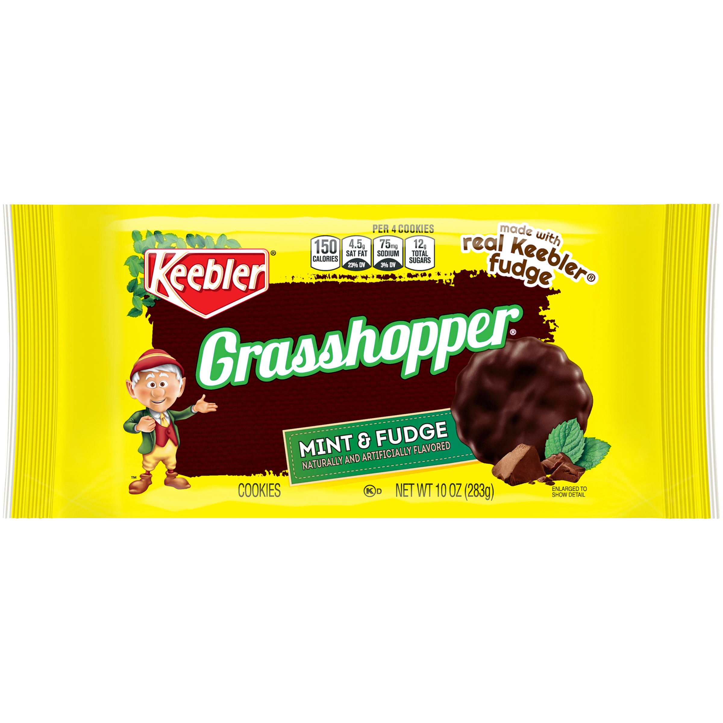 Keebler Grasshopper Mint & Fudge Cookies 10 oz - image 2 of 6