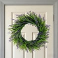 thumbnail image 5 of Mainstays 18'' Diameter Indoor Artificial Lavender Wreath, Purple Color, 5 of 5