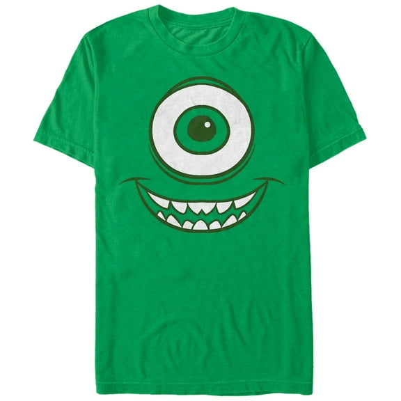 Men's Monsters Inc Mike Wazowski Eye Graphic Tee Kelly Green X Large