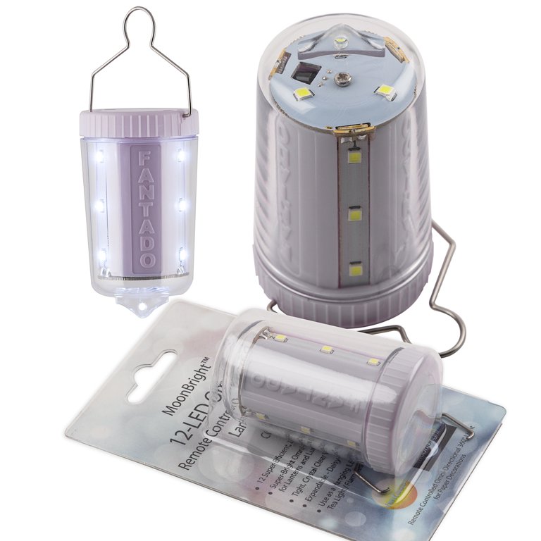 Fantado  3-Pack Kit w/Remote Control Warm White 12-LED Omni360 Omni-Directional Battery Powered Lantern Light