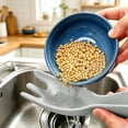 thumbnail image 4 of MKHSQHDG Todays Daily Deals Rice Spoon Food Grade Silicone Functional Sieve | Rice Washing Machine | Suitable for Grains Kitchen Cooking Meal Preparation Daily Dining Farm, 4 of 5