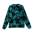 thumbnail image 5 of LWavelet Men's Valentine's Theme Graphic Sweater - Playful Pattern, Perfect for Valentine's Day Parties & Casual Leisure Black XL, 5 of 6
