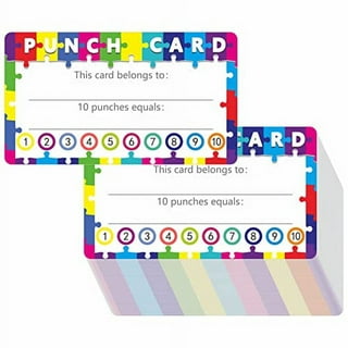 Koyal Wholesale Minimal Stems Reward Punch Cards, Loyalty Cards for Small  Business Customers, Incentive Award,100-Pack