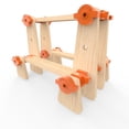 thumbnail image 4 of Set de construcción de vías férreas de madera ORBRIUM Build & Play, 90 unidades, 4 of 9