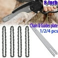 thumbnail image 3 of Landgoo 8 Inch Chainsaw Chain 1/4 Pitch 0.043"Gauge 48 DRIVE LINKS for Electric Chainsaw Wood Cutter, 3 of 7