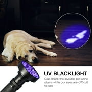 UV 100 LED Blacklight Scorpion 395-400nm Violet Flashlight Detection Torch Light