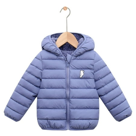 

URMAGIC Baby Kids Hooded Coat Winter Down Windproof Jacket Outerwear 1-7 Years