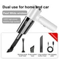 thumbnail image 2 of Uiz Merueh Car Vacuum for Pet Hair Handheld Car Vacuum Portable Cordless Powerful Suction Hand Vac Car Mini Portable Vacuum Cleaner for Home Office Car Pet, 2 of 9