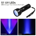 thumbnail image 3 of Pet Inspection Lamp,  Detector Ultra Violet LED Flashlight Backlight 51 LED Inspection Lamp Torch  Light Flashlight for Dog Cat Urine Pet Stains, 3 of 8
