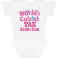 thumbnail image 3 of Inktastic Tax Deduction Worlds Cutest Girls Girls Baby Bodysuit, 3 of 5