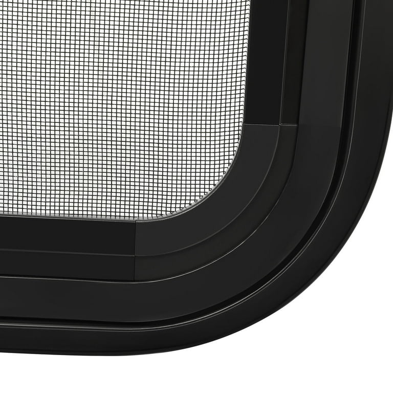 Ritescreen 12 In. W X 12 In. H Slider Glider Window Screen, SL5, Standard Aluminum Mesh, White