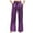 Purple-10, variant on Shiny Metallic Nightclub Pants for Women High Waisted Wide Leg Pants Hip Hop Pants