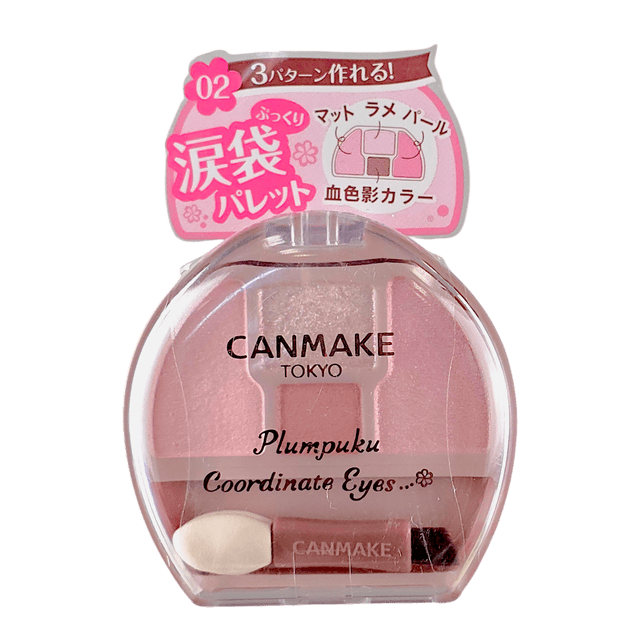 Paleta de sombras de ojos Canmake Plumpuku Coordinate Eyes 02 Sakura