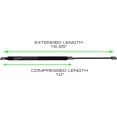 thumbnail image 3 of 2 Lift Supports Gas Struts Fits 1992-1999 BMW 3-Series E36, M3 Sedan Front Hood Engine Lid Cover Bonnet 1585BP 6341 SG302008 Springs Arms Dampers Rods, 3 of 6