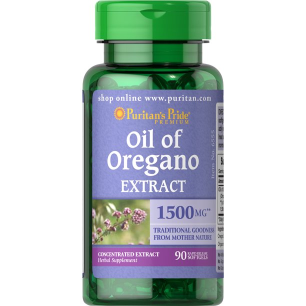 Puritan's Pride, Oil of Oregano Extract 1500 mg90 Softgels Walmart