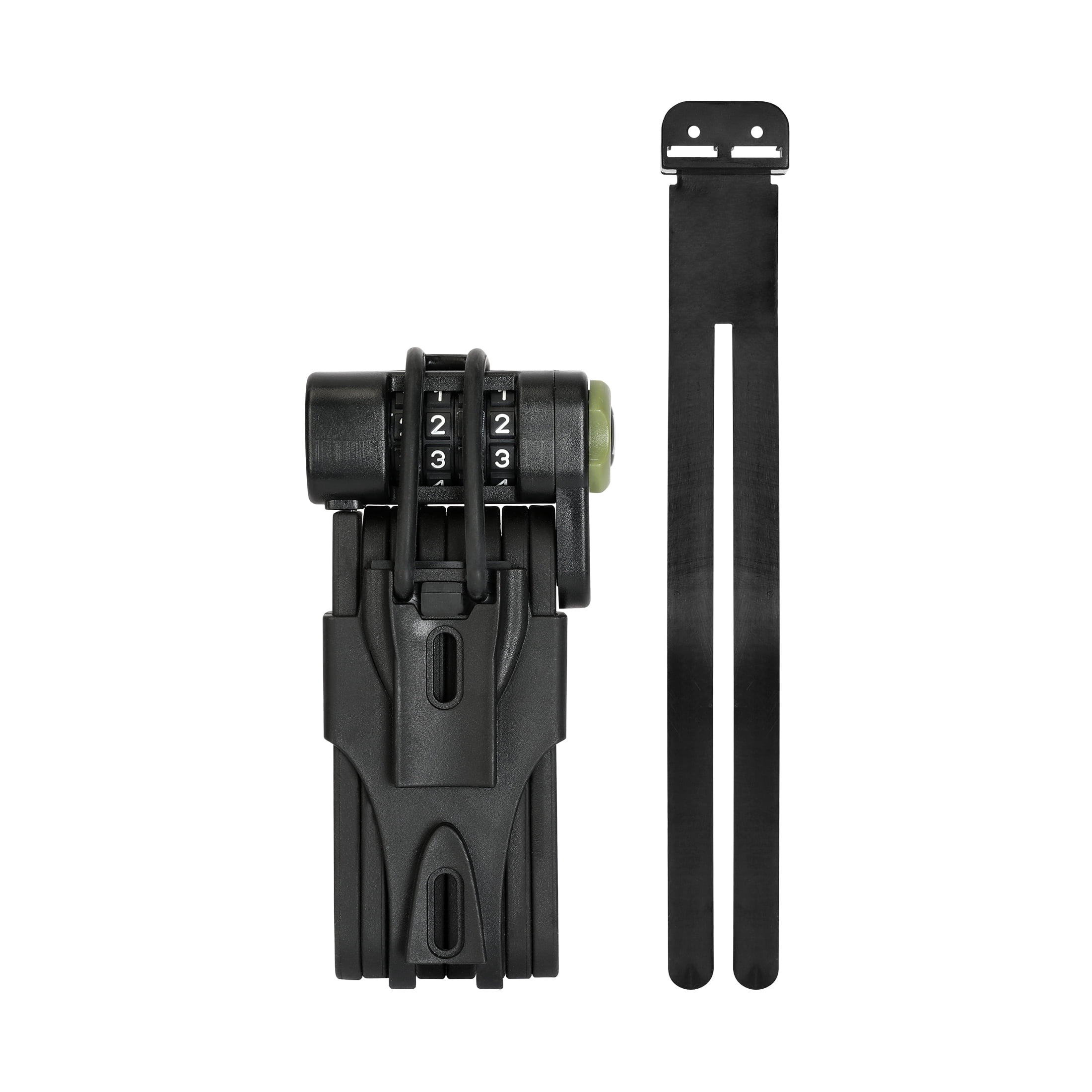 Swiss Tech Foldable Bike Frame Lock, Black