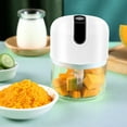 thumbnail image 2 of Mini Electric Garlic Chopper, 250ml USB Rechargeable Portable Electric Food Chopper, Cordless Small Food Processor, 2 of 6