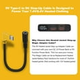 thumbnail image 5 of 9V Heated Jacket Battery Step-Up Adapter Charger Cable for 7.4V 8.4V Heated Jackets, Heated Hoodies and Heated Vests, Compatible with QC 3.0 & PD Power Banks (Not for 12V Heated Gear), 5 of 6