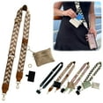 thumbnail image 2 of 1pcs Clip And Go Phone Strap with Zipper Pouch,Crossbody Adjustable Chain Lanyard with PU Leather Wallet for All Phones, 2 of 4