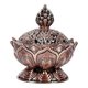 thumbnail image 1 of Chinese Style Ceramic Censer and Porcelain Decoration Charcoal Incense Holder, Bronze/Red Bronze (Color : Red Bronze), 1 of 4