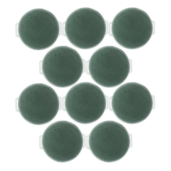 MLINS 12pcs Floral Foam Round Flower Arranging Foam Mud Mini Floral Foam Blocks Floral Arrangement Mud For Table Centerpieces And Bottle Decor