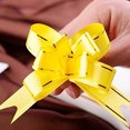 thumbnail image 3 of Yuarrent Guirnalda de coche de boda DIY, lazos de Organza, cinta de regalo, flor de mano, 10 Uds. Kits de decoración para fiestas amarillo, 3 of 3